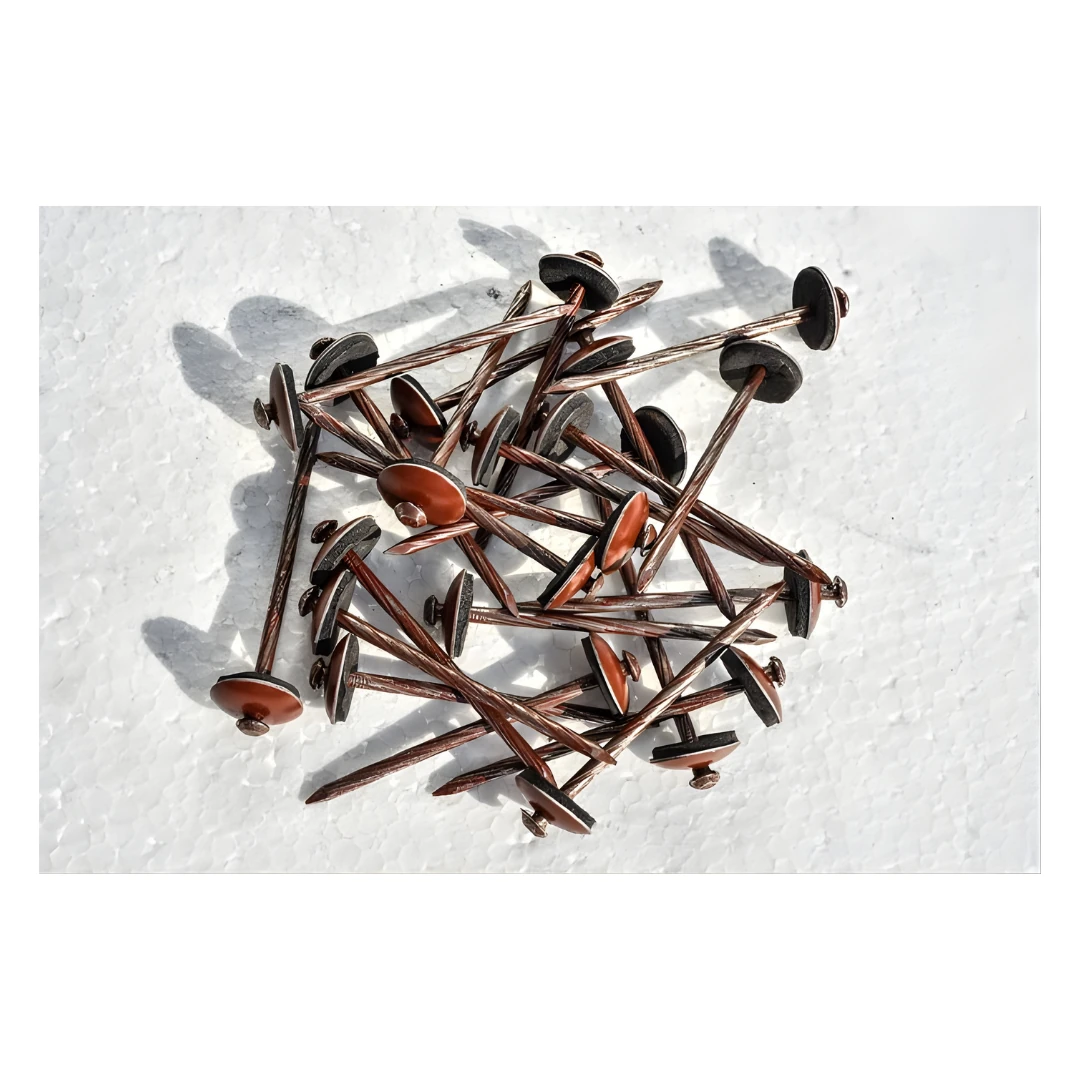 ÇATI ÇİVİSİ  8 cm OYNAR BAŞLI 8017 KAHVE