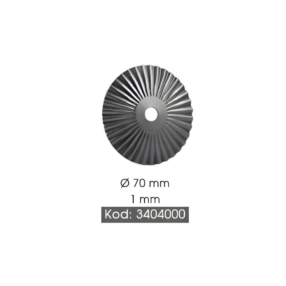 FERFORJE 3404008 ROZET SAYFA 117 0,80 mm 70 mm çap