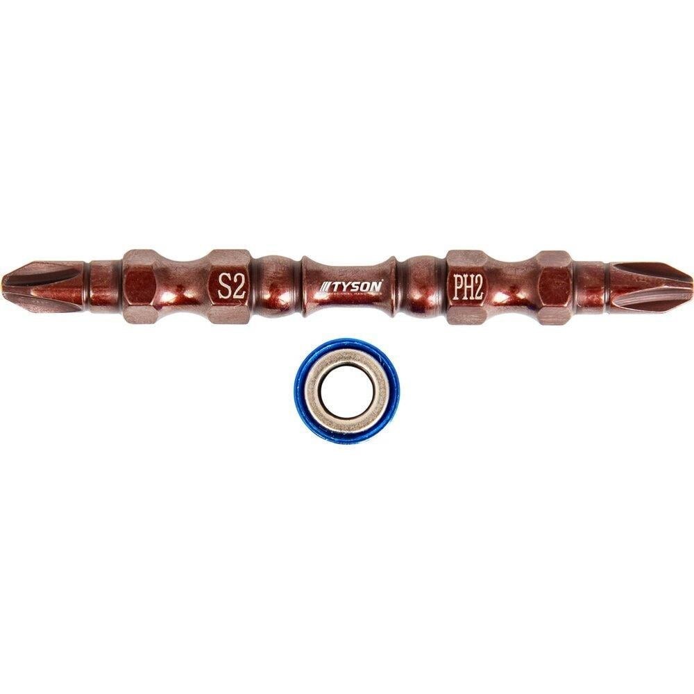 BITS UÇ MIKNATISLI ÇIFT YÖNLÜ PH2*65MM TYSON