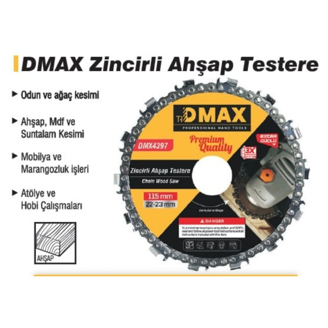 SUNTA KESME DİSKİ 115*22.23 ZİNCİRLİ DMAX 4397