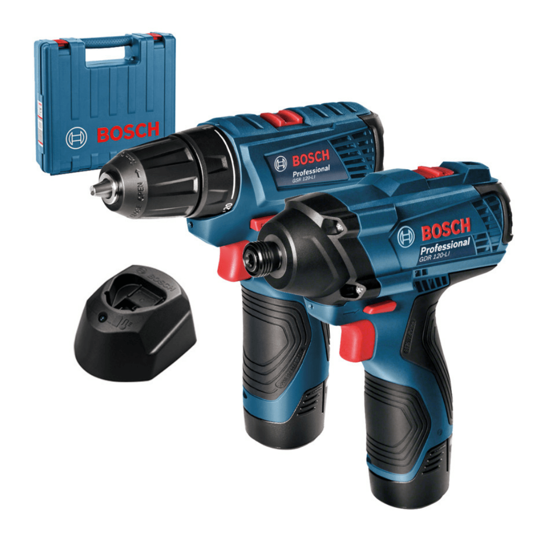 BOSCH AKÜLÜ SET GDR 120-LI + GSR 120-LI (2x2.0Ah;Plastik)