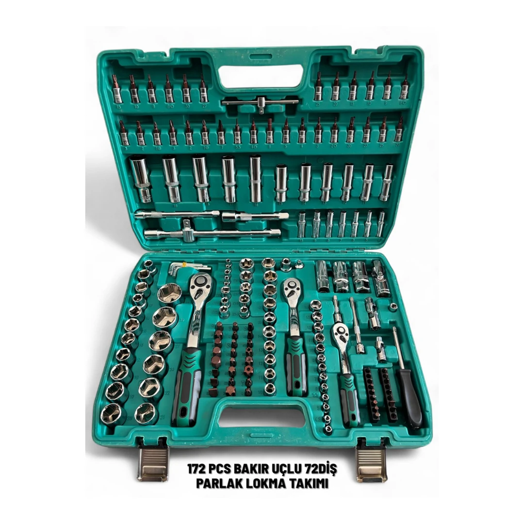 LOKMA TAKIMI 172 PARÇA 72 DİŞ ORJİNAL TORX LOKMA SETİ