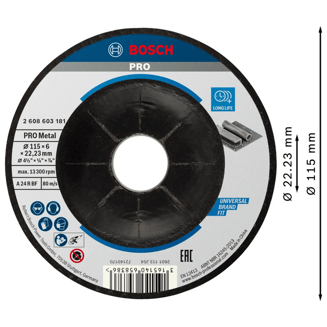 BOSCH TAŞLAMA TAŞI SDMetal 115*6,0 mm