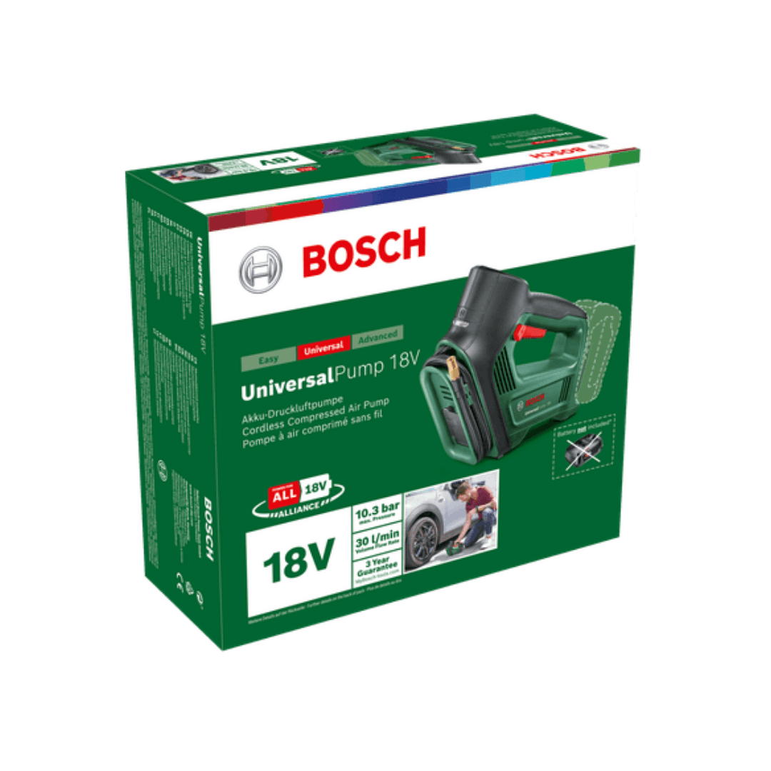 BOSCH AKÜLÜ HAVA KOMPRESÖRÜ UniversalPump 18V (Solo)