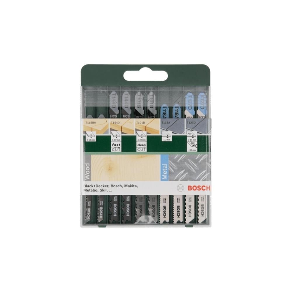 BOSCH DEKUPAJ BIÇAGI SETI AHSAP VE METAL SETI 10 LU (DIY)