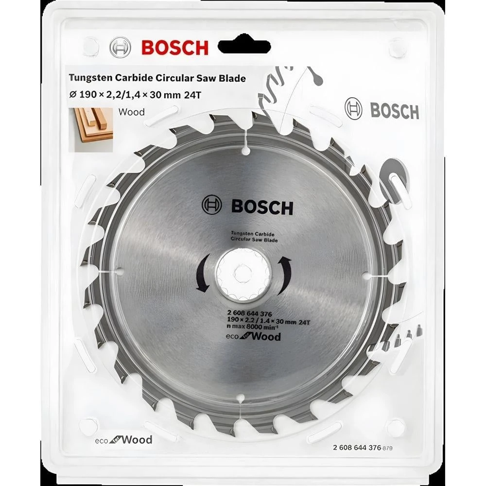 BOSCH DAİRE TESTERE BIÇAĞI AHŞAP ECOW 190*30mm 48 DE