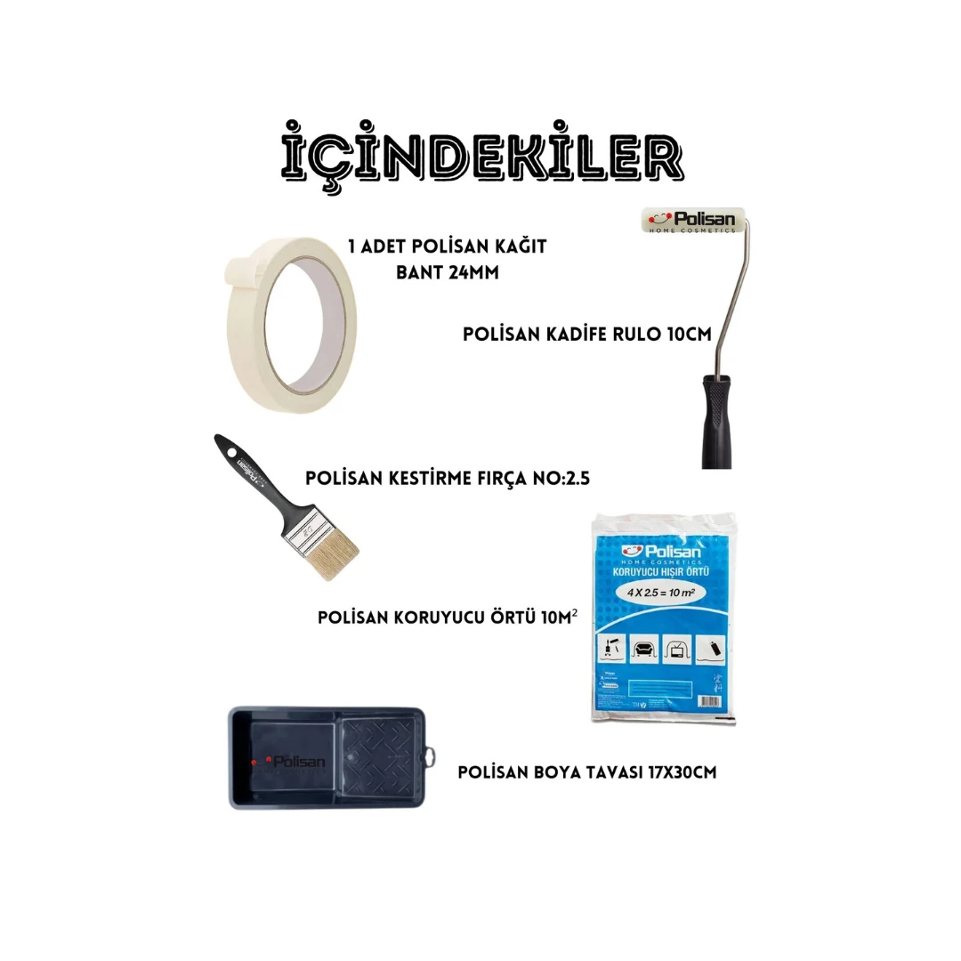 POLİSAN BOYACI UYGULAMA SETİ