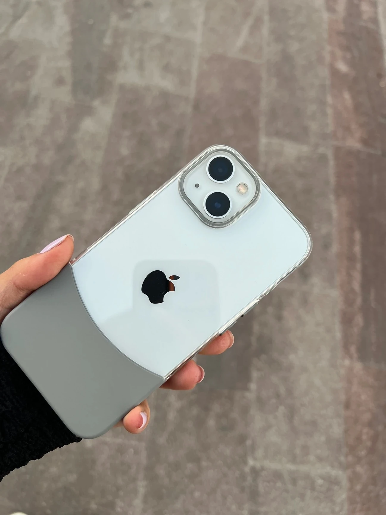 iPhone Mika Koruma Kılıfı – Gri Base Seri