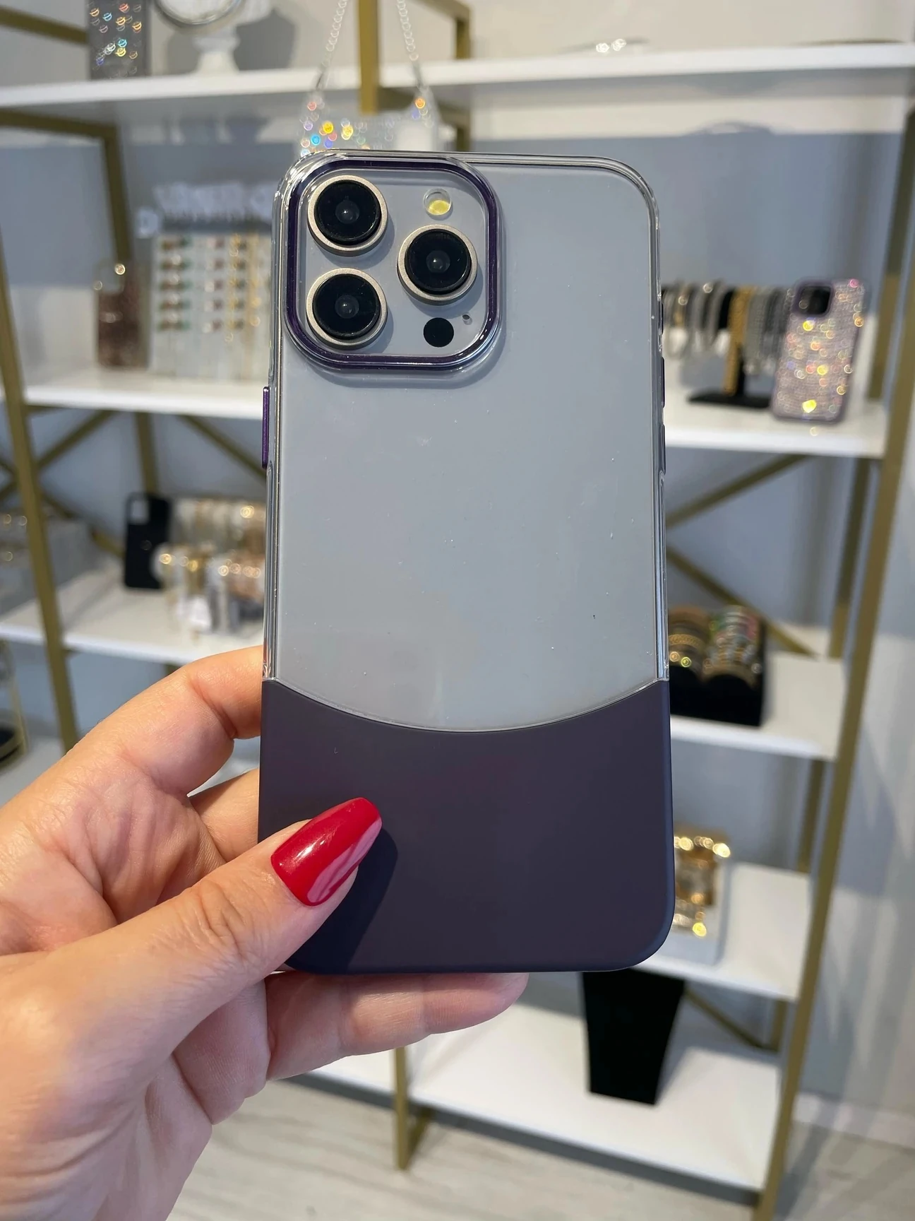 iPhone Mika Koruma Kılıfı – Mor Base Seri