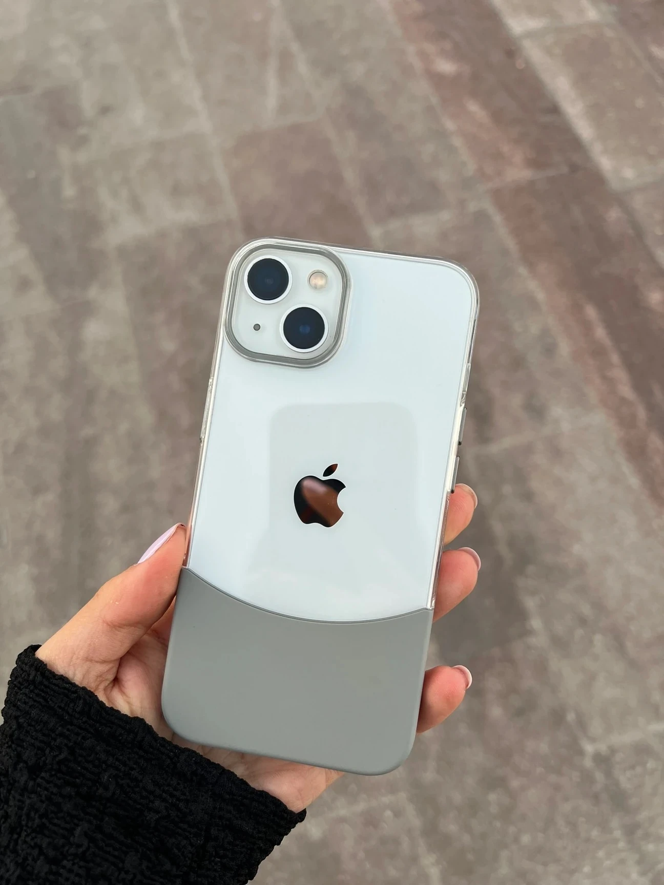 iPhone Mika Koruma Kılıfı – Gri Base Seri