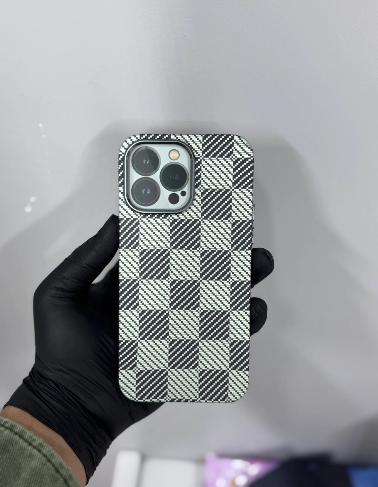 KARBON FİBER DOKU DESEN KILIF 