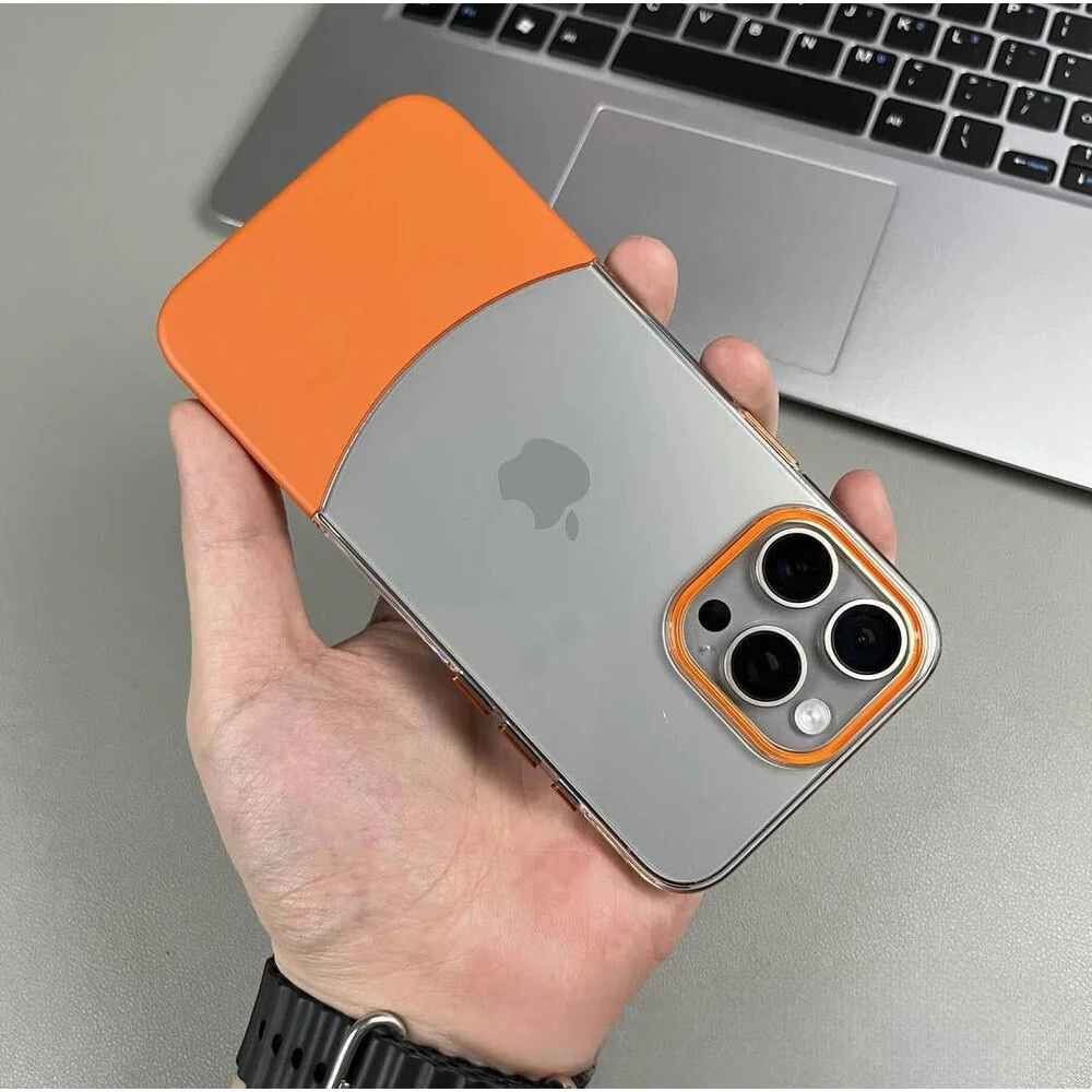 iPhone Mika Koruma Kılıfı – Turuncu Base Seri 