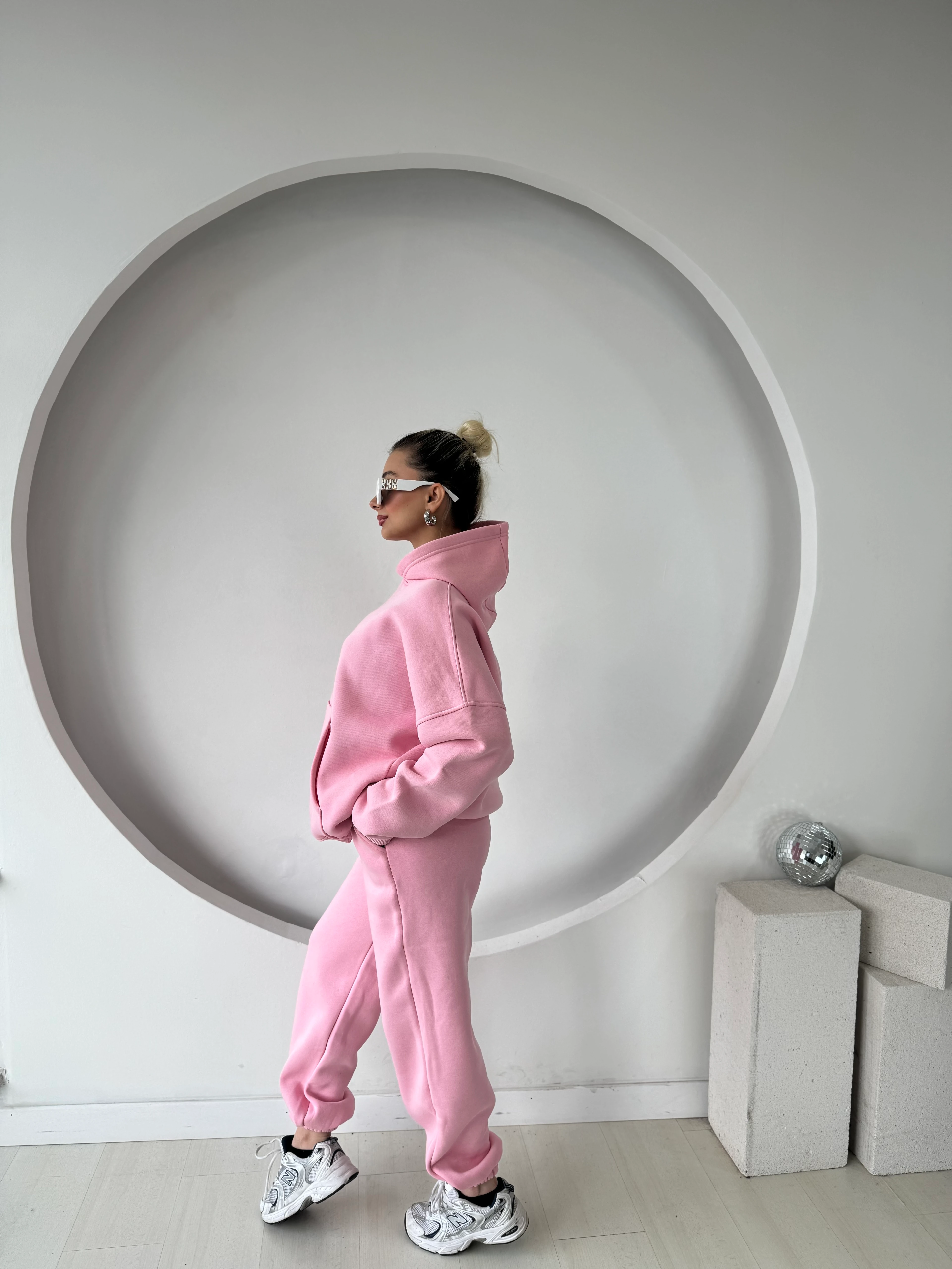 Cosmo Kanguru Cepli 3 İplik Eşofman Takımı