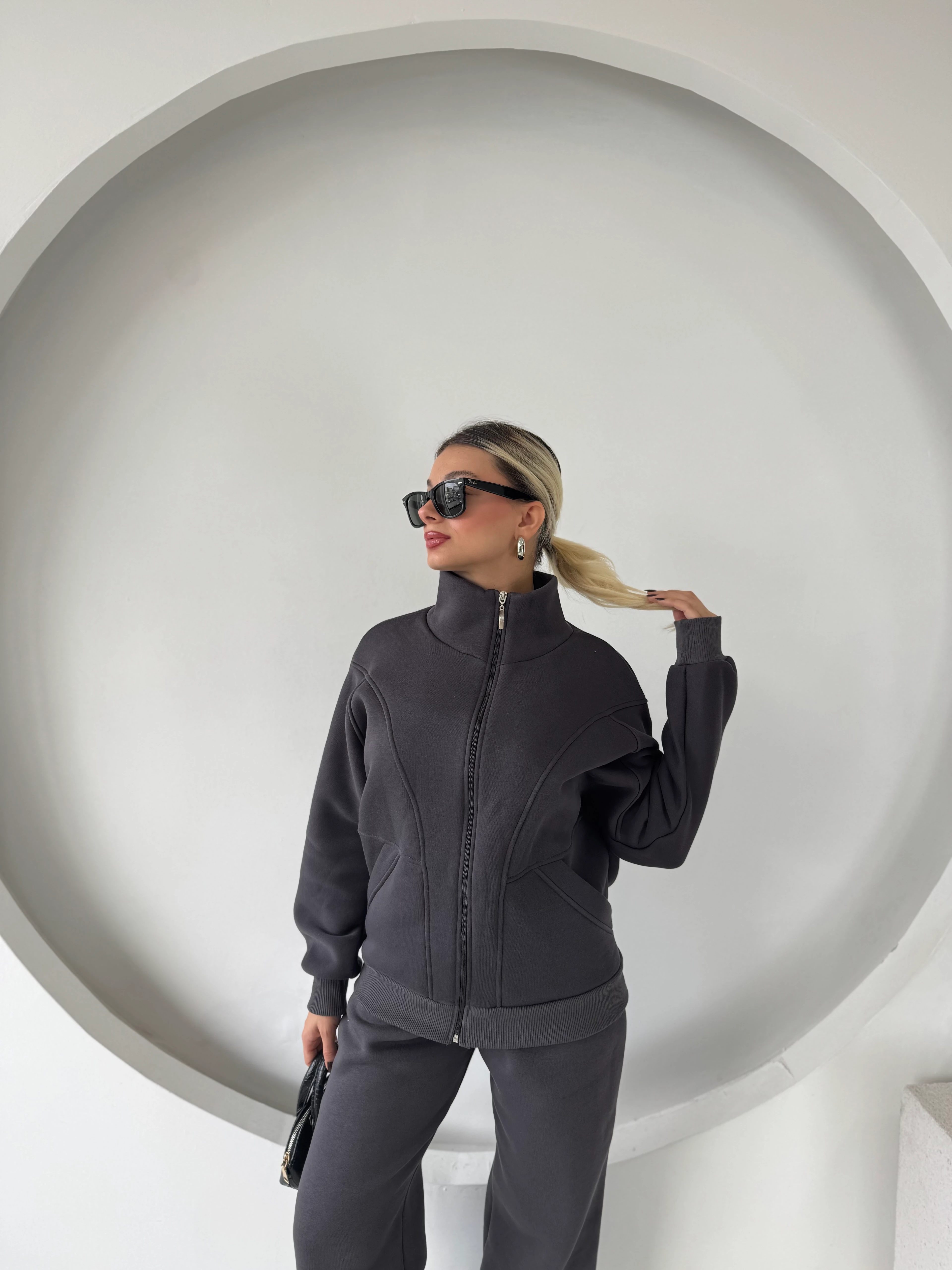 PREMIUM PARÇA ÜÇ İPLİK EŞOFMAN TAKIMI 