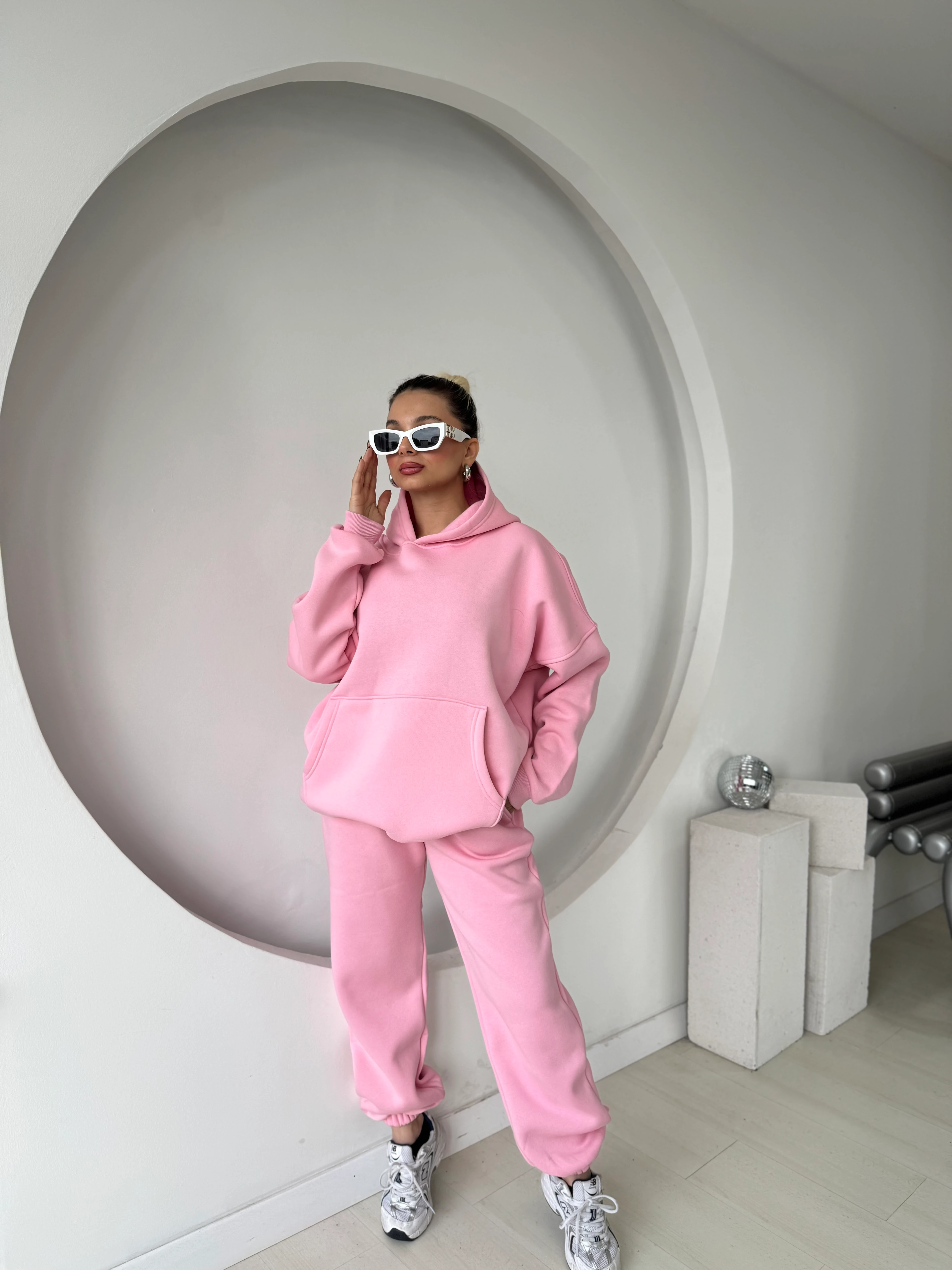 Cosmo Kanguru Cepli 3 İplik Eşofman Takımı