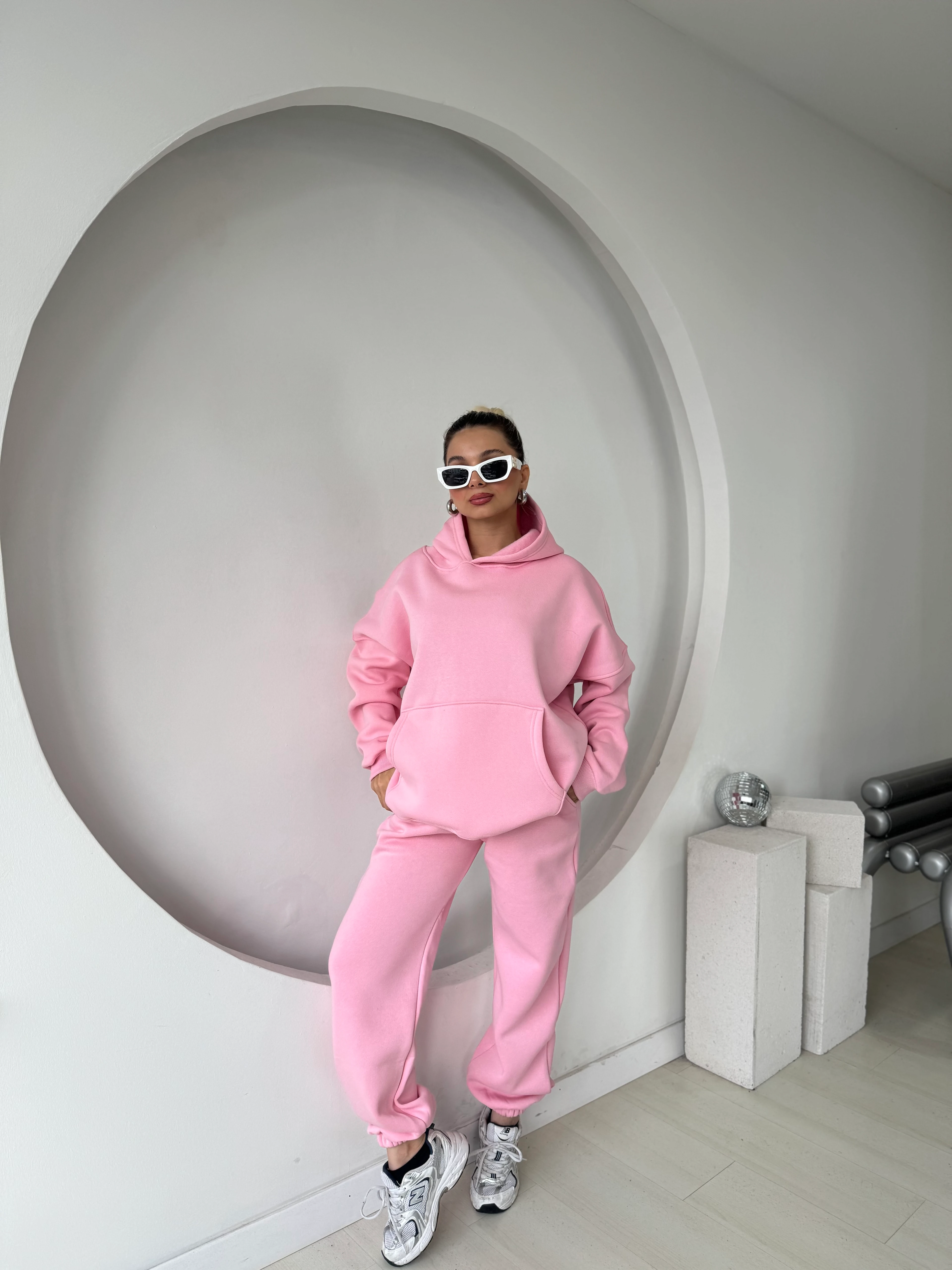 Cosmo Kanguru Cepli 3 İplik Eşofman Takımı