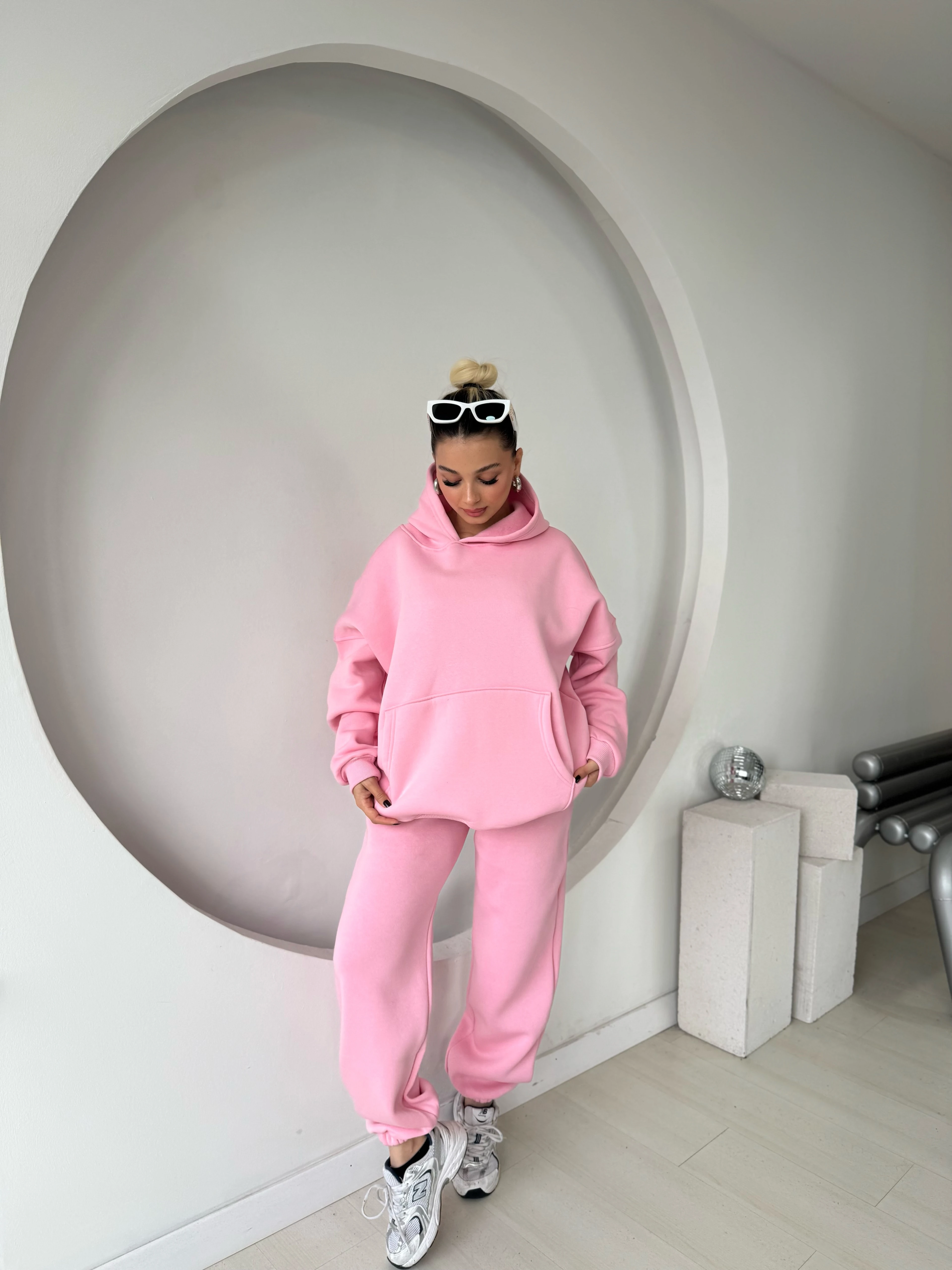 Cosmo Kanguru Cepli 3 İplik Eşofman Takımı