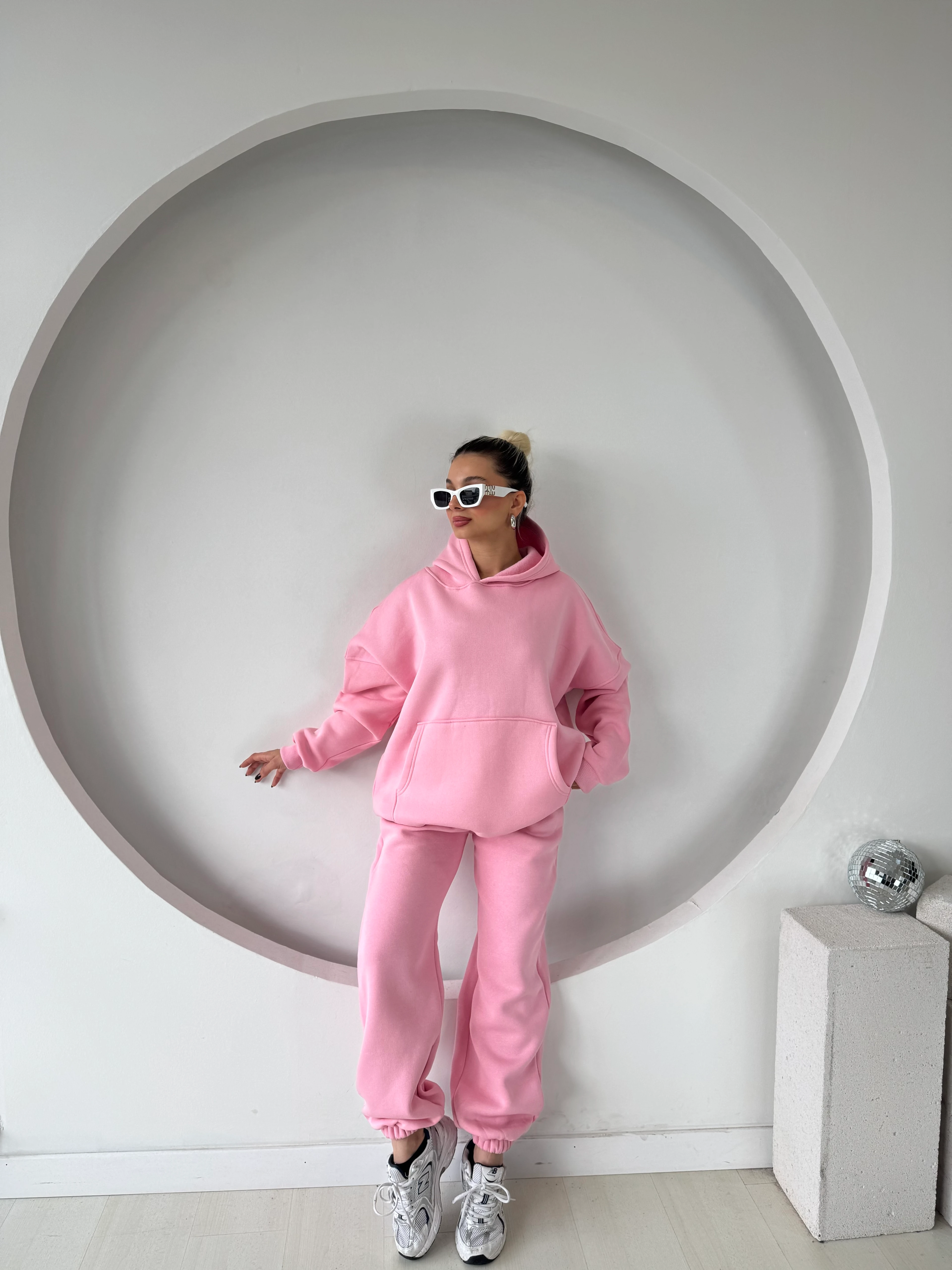 Cosmo Kanguru Cepli 3 İplik Eşofman Takımı