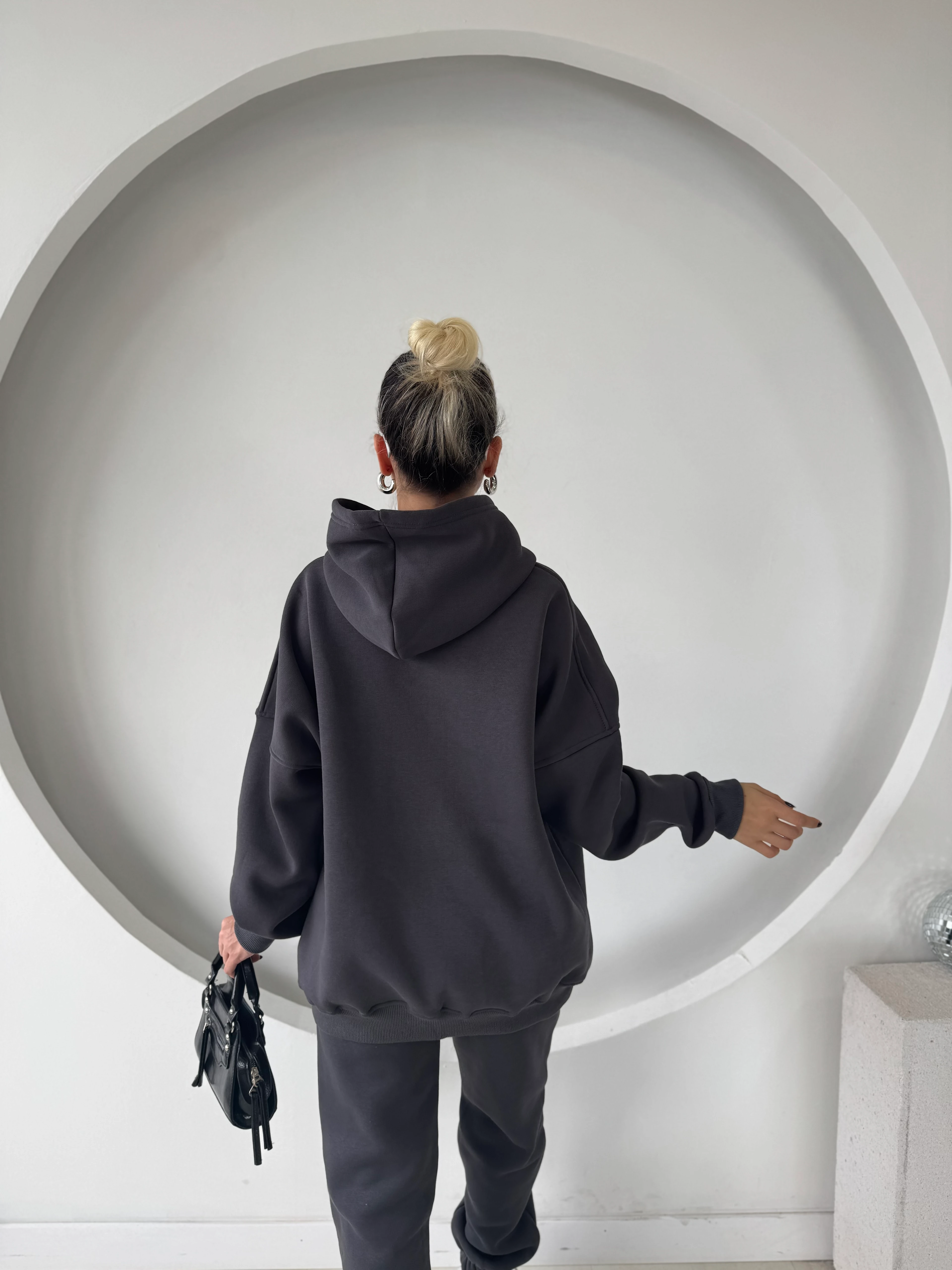 Cosmo Kanguru Cepli 3 İplik Eşofman Takım