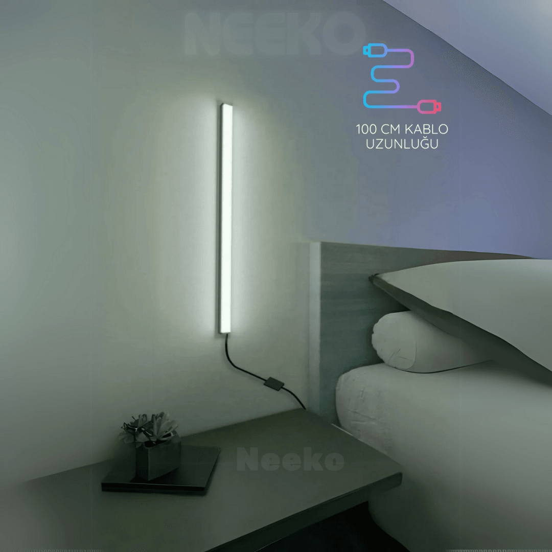 Duo RGB LED Lambader – 16 Renk, 4 Işık Modu, Kumandalı ve Dimlenebilir Aydınlatma