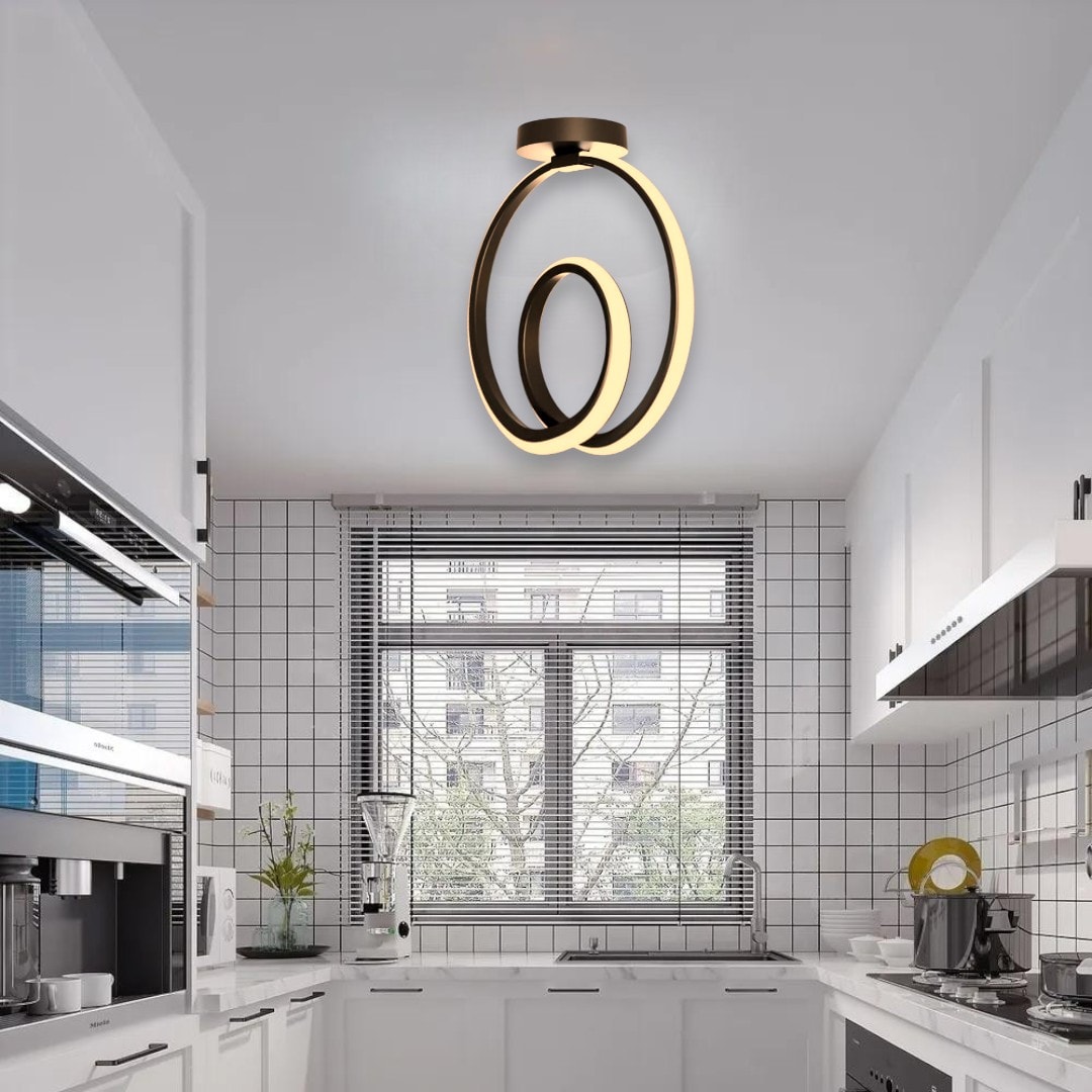 ORJİN Tekli Plafonyer Power Led Ultra SİYAH KASA - GÜN IŞIĞI