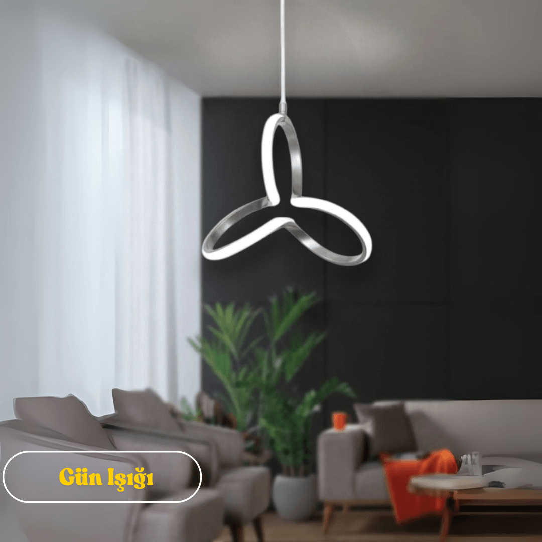 Clover Tekli Plafonyer  Power Led Ultra Beyaz GRİ KASA - GÜN IŞIĞI image
