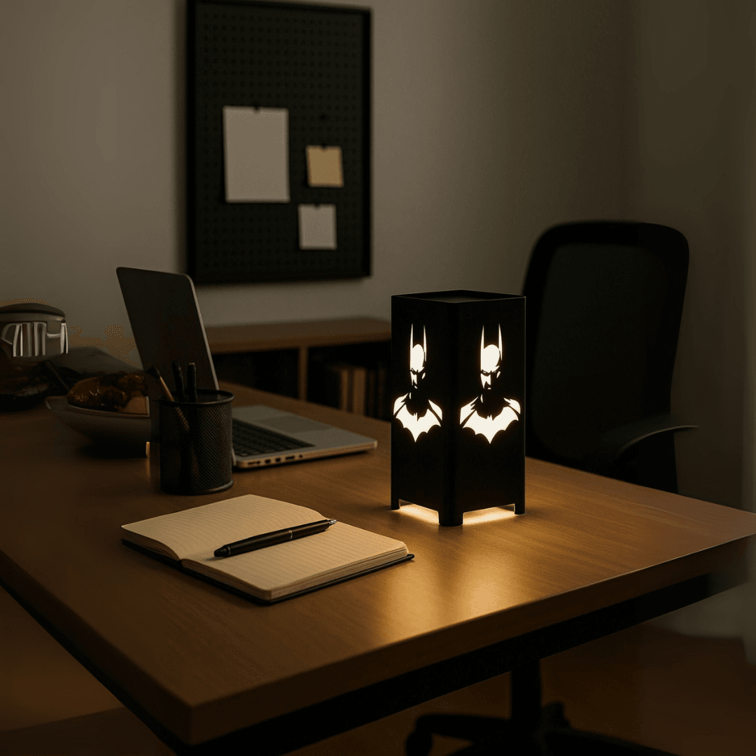Batman LED Işıklı BJK Masa Lambası  Dekoratif Gece Lambası