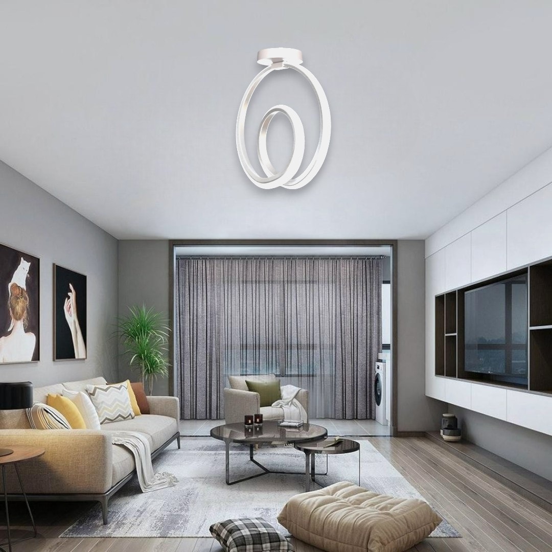 ORJİN Tekli Plafonyer Power Led Ultra Beyaz BEYAZ KASA - BEYAZ IŞIK