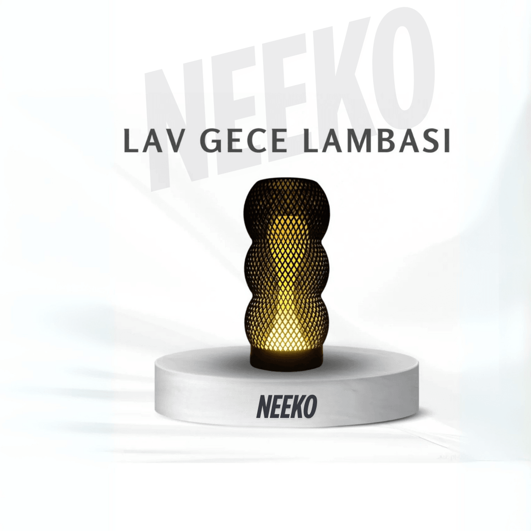 Lav Gece Lambası – Eriyen Işık Efektiyle Dekoratif Masa Lambası