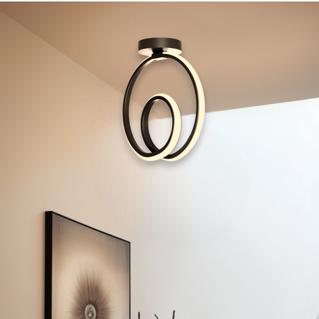 ORJİN Tekli Plafonyer Power Led Ultra SİYAH KASA - GÜN IŞIĞI