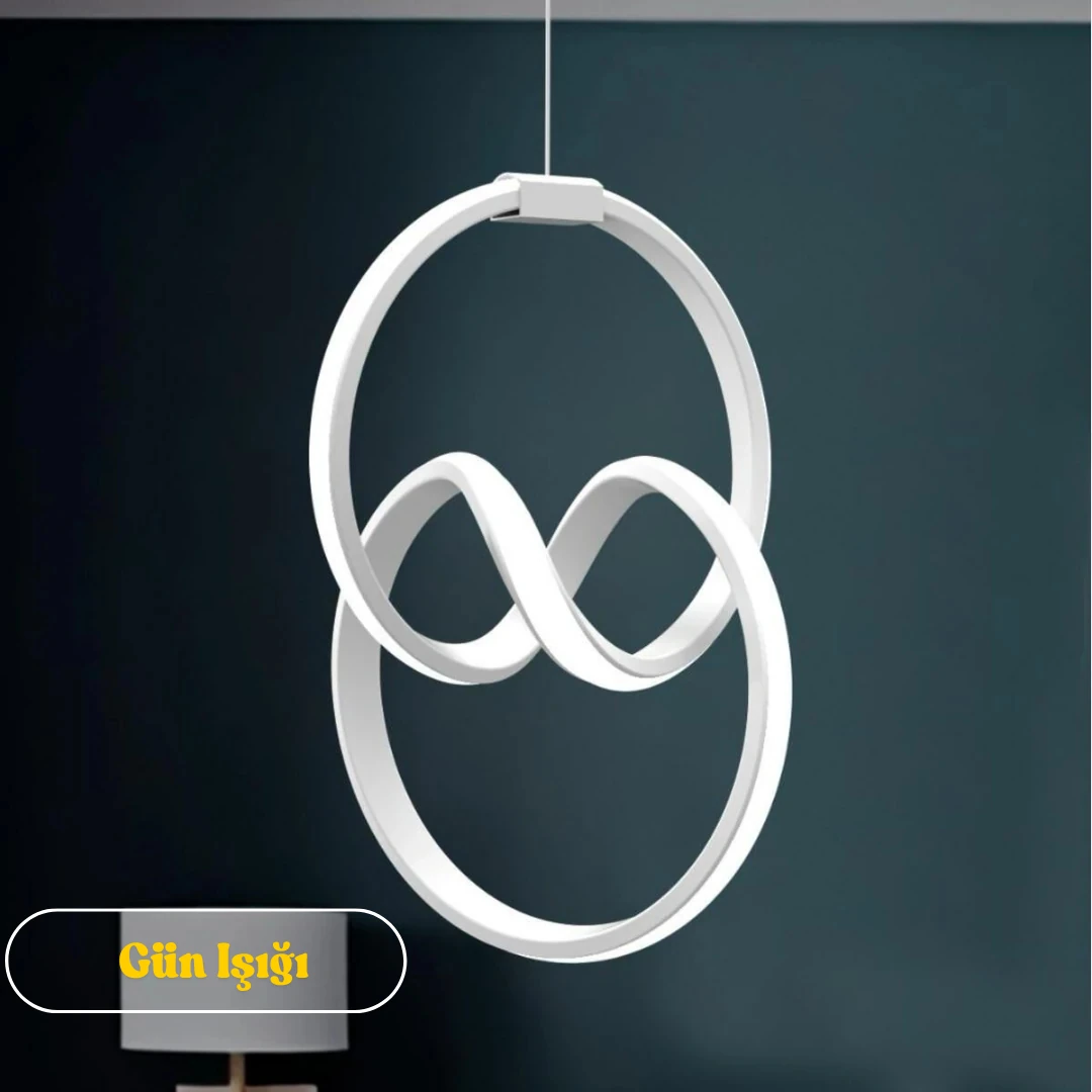 Modern Emily Tekli Sarkıt LED Gün Işığı Power Ledli BEYAZ KASA - GÜN IŞIĞI image