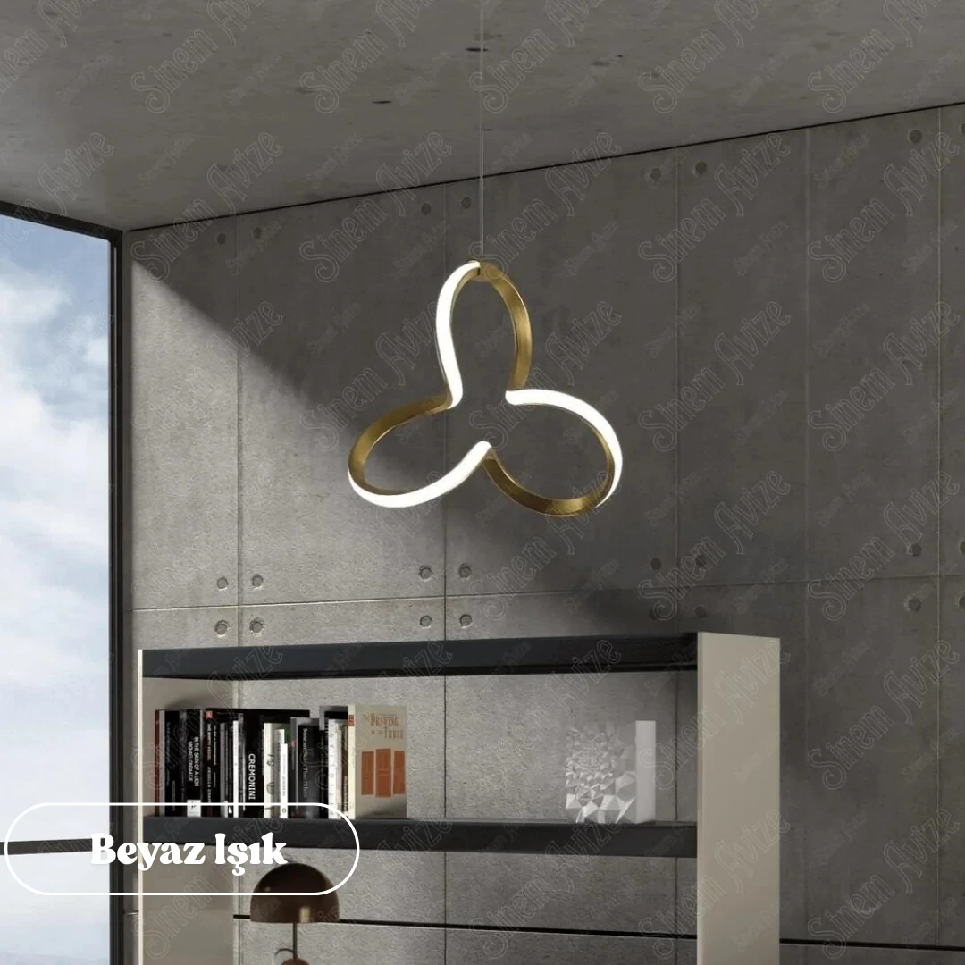 Clover Tekli Sarkıt  Power Led Ultra Beyaz ESKİTME KASA - BEYAZ IŞIK image