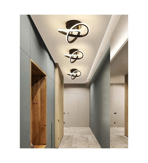 Elagance Modern Ultra Power Ledli Plafonyer SİYAH KASA - GÜN IŞIĞI