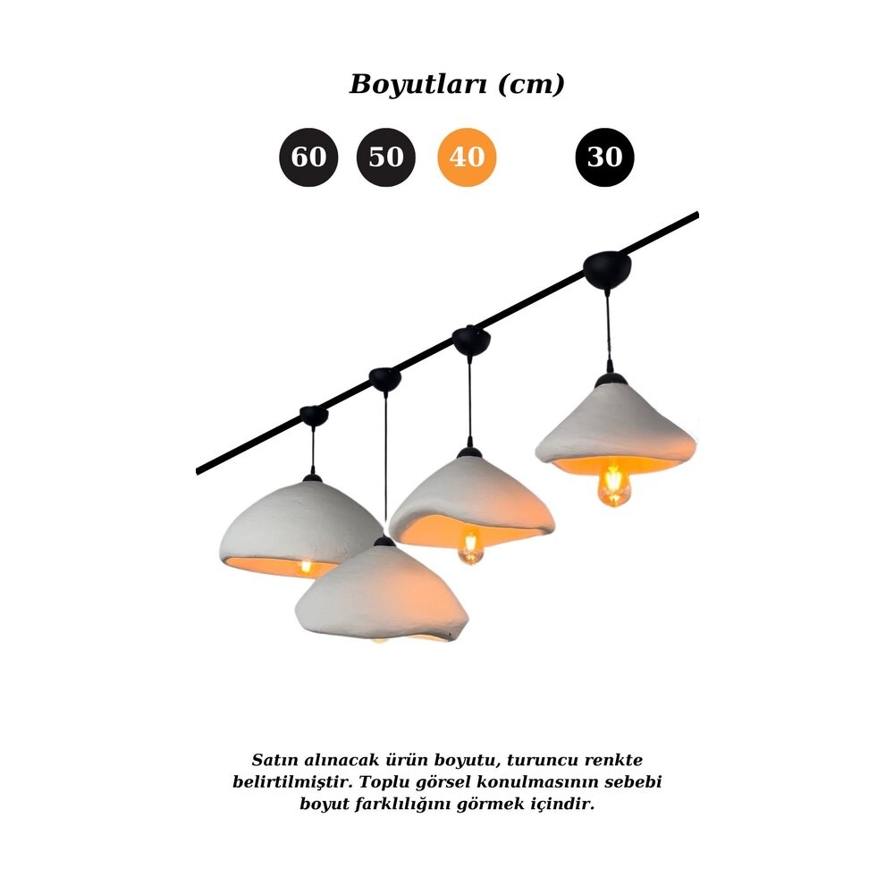 Lore İnce Sarkıt Aydınlatma 40 CM