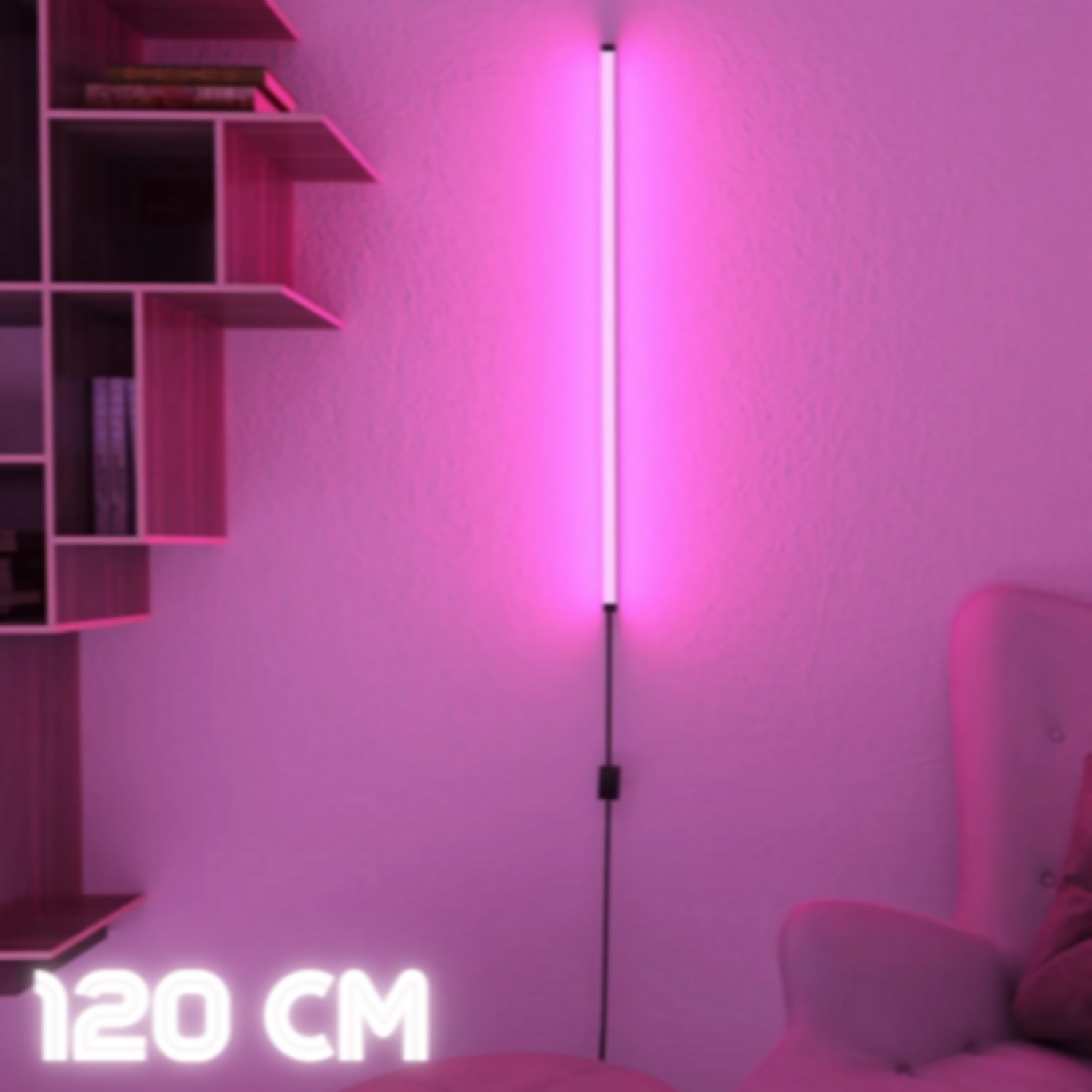 WALL STICK - Kumandalı - Full Rgb Led Aplik Kumandalı - 120 Cm