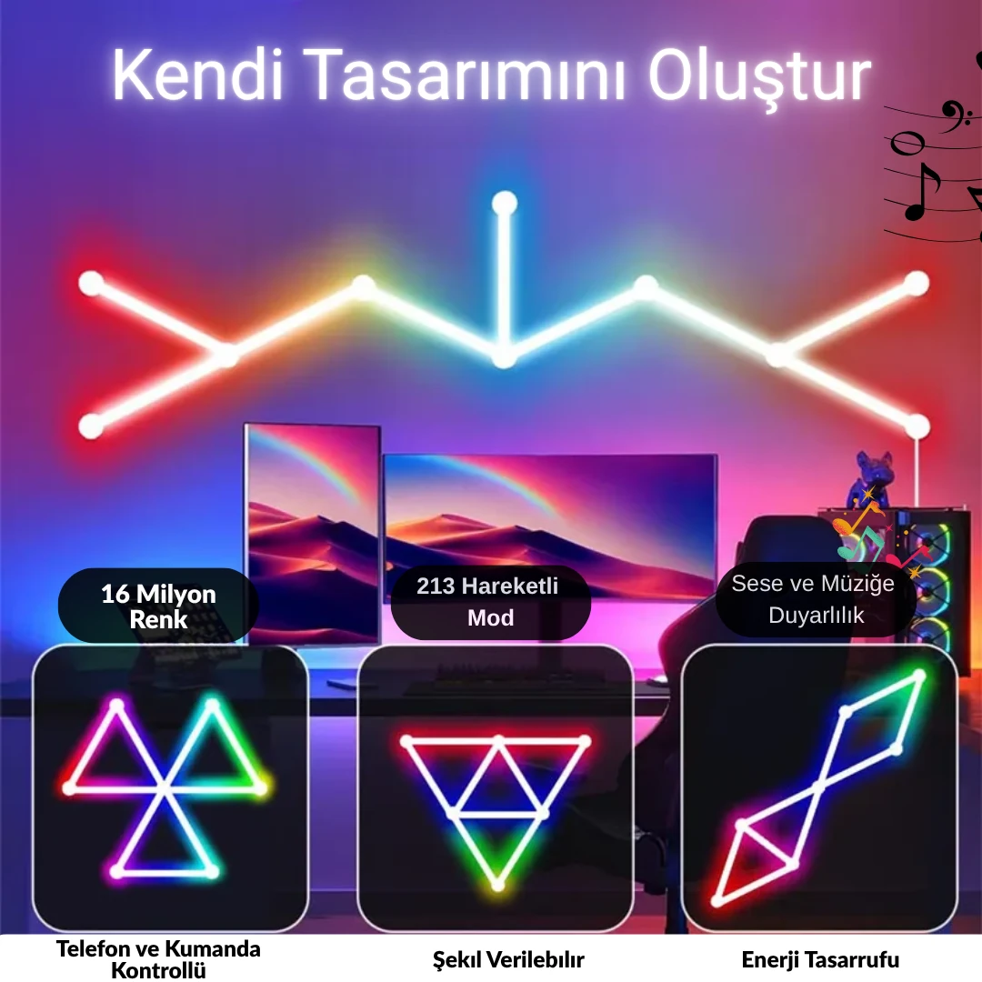 Shaped Rod Şekil Verilebilir ARGB Led Çubuk  image