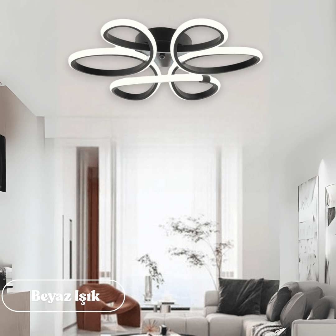 Linup Modern Plafonyer Tavana Sıfır Power LED Avize Beyaz Işık
