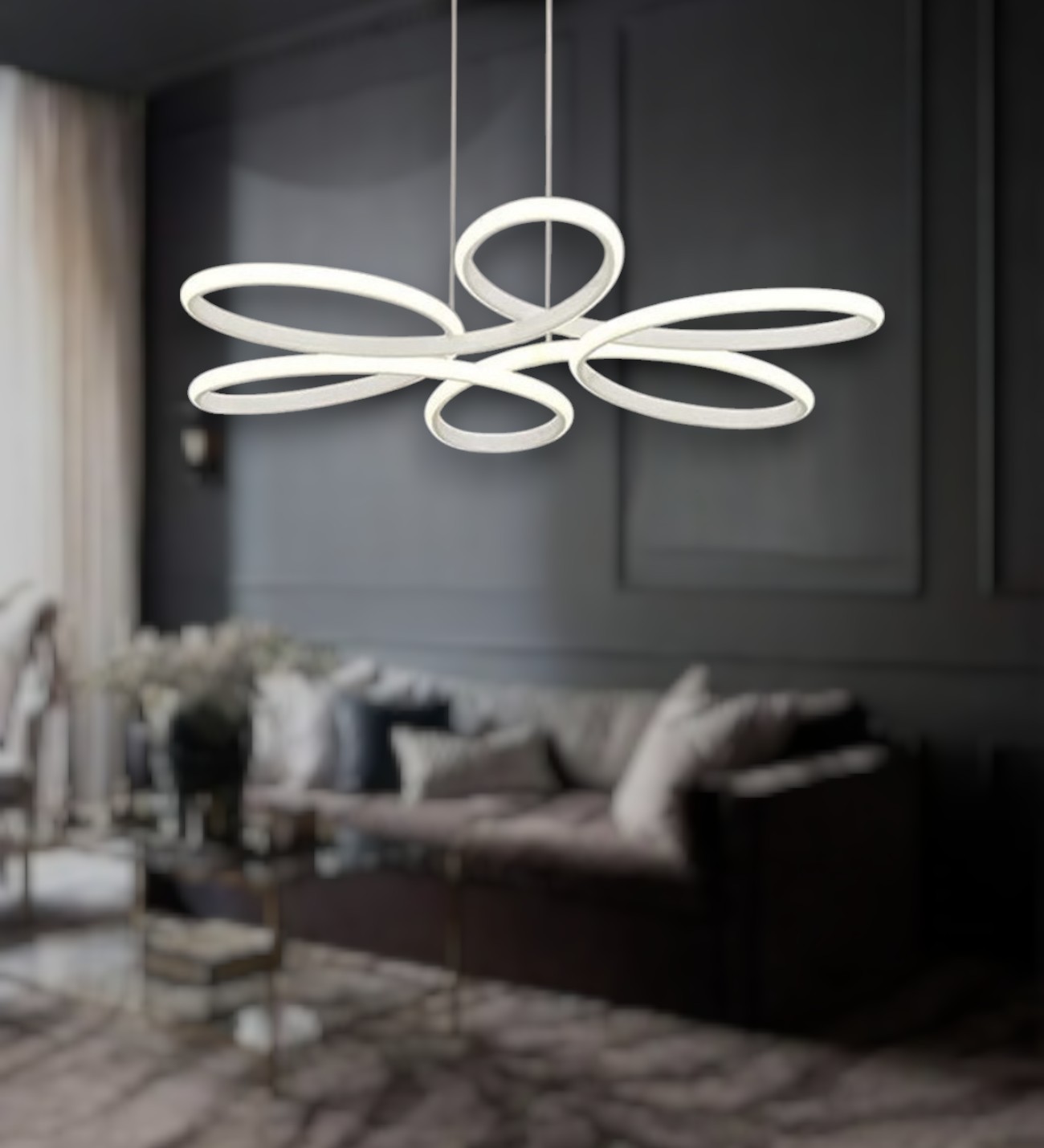 Nipul Modern Sarkıt Avize Power Led GÜN IŞIĞI