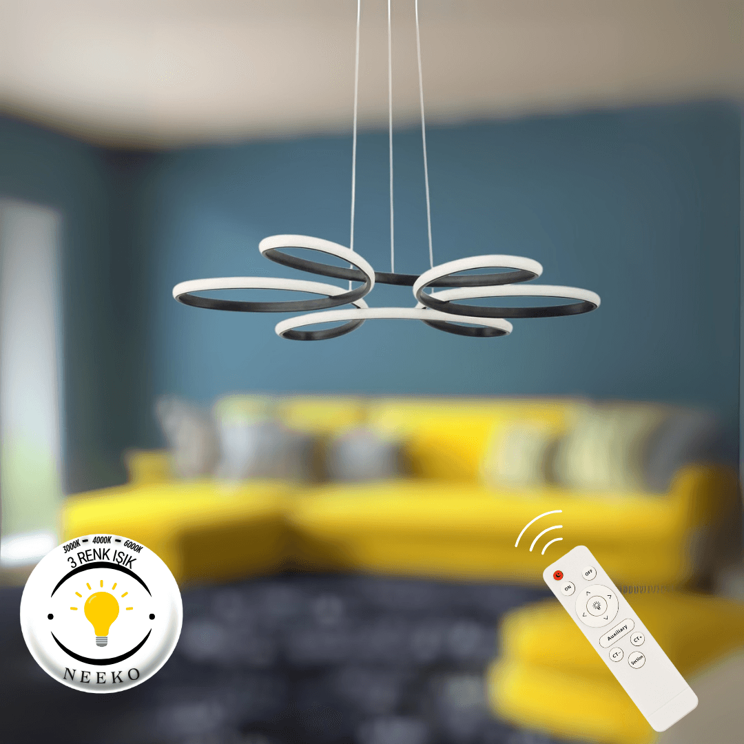 Nipul Modern Sarkıt Ultra Power Led 3 RENK - KUMANDALI