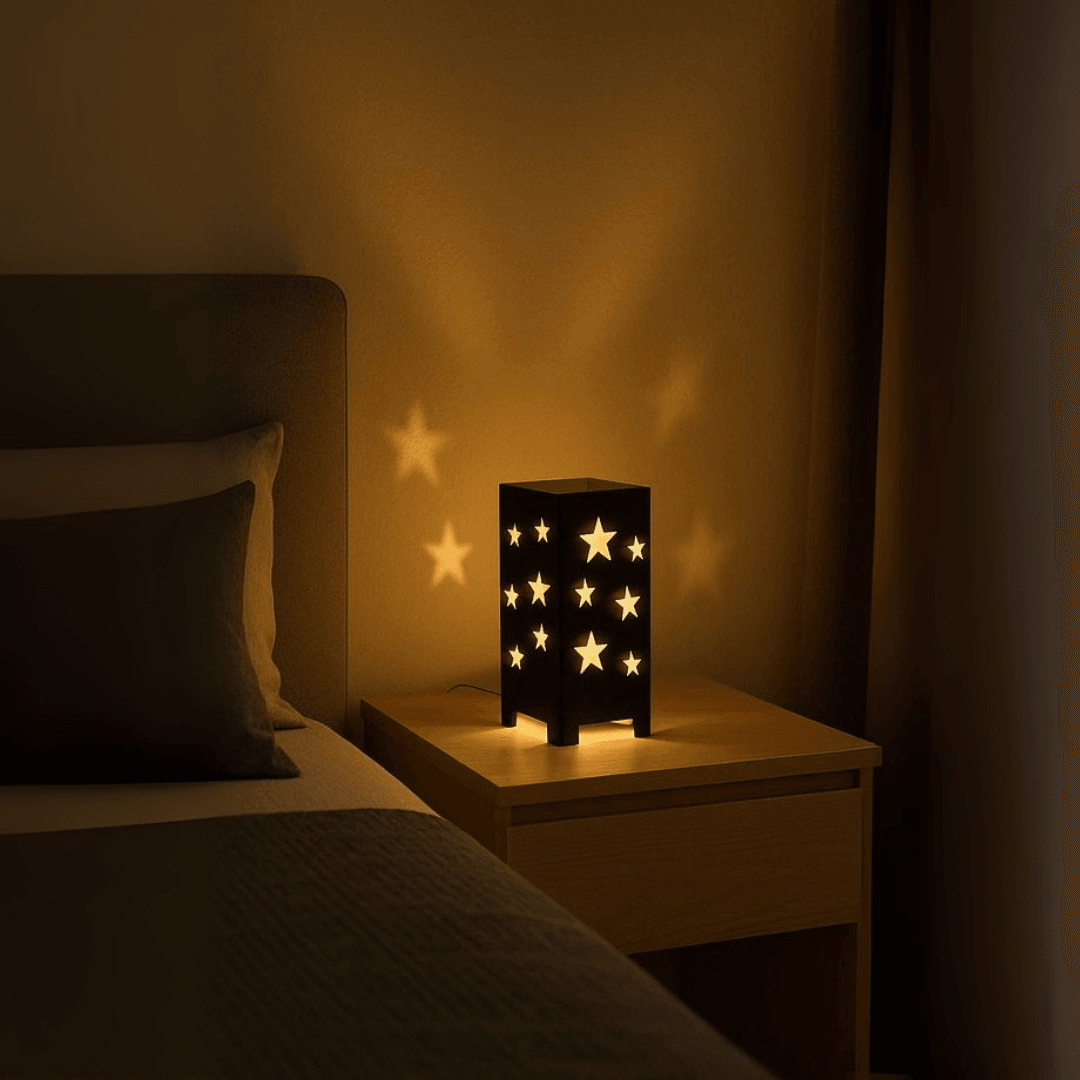 Yıldız LED Işıklı Masa Lambası  Dekoratif Gece Lambası image