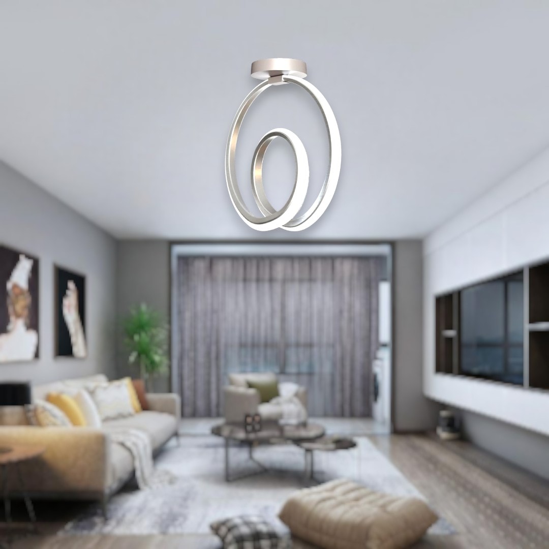 ORJİN Tekli Plafonyer Power Led Ultra Beyaz GRİ KASA - BEYAZ IŞIK