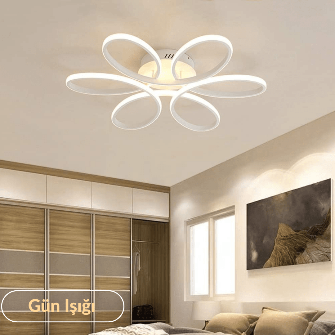 Nipul Modern Plafonyer Tavana Sıfır Power Led  GÜN IŞIĞI - Beyaz Kasa image