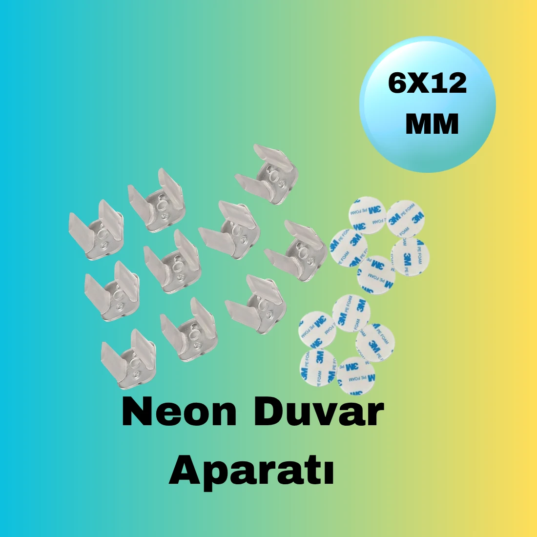 Neon Duvar Aparatı 6x12 mm image