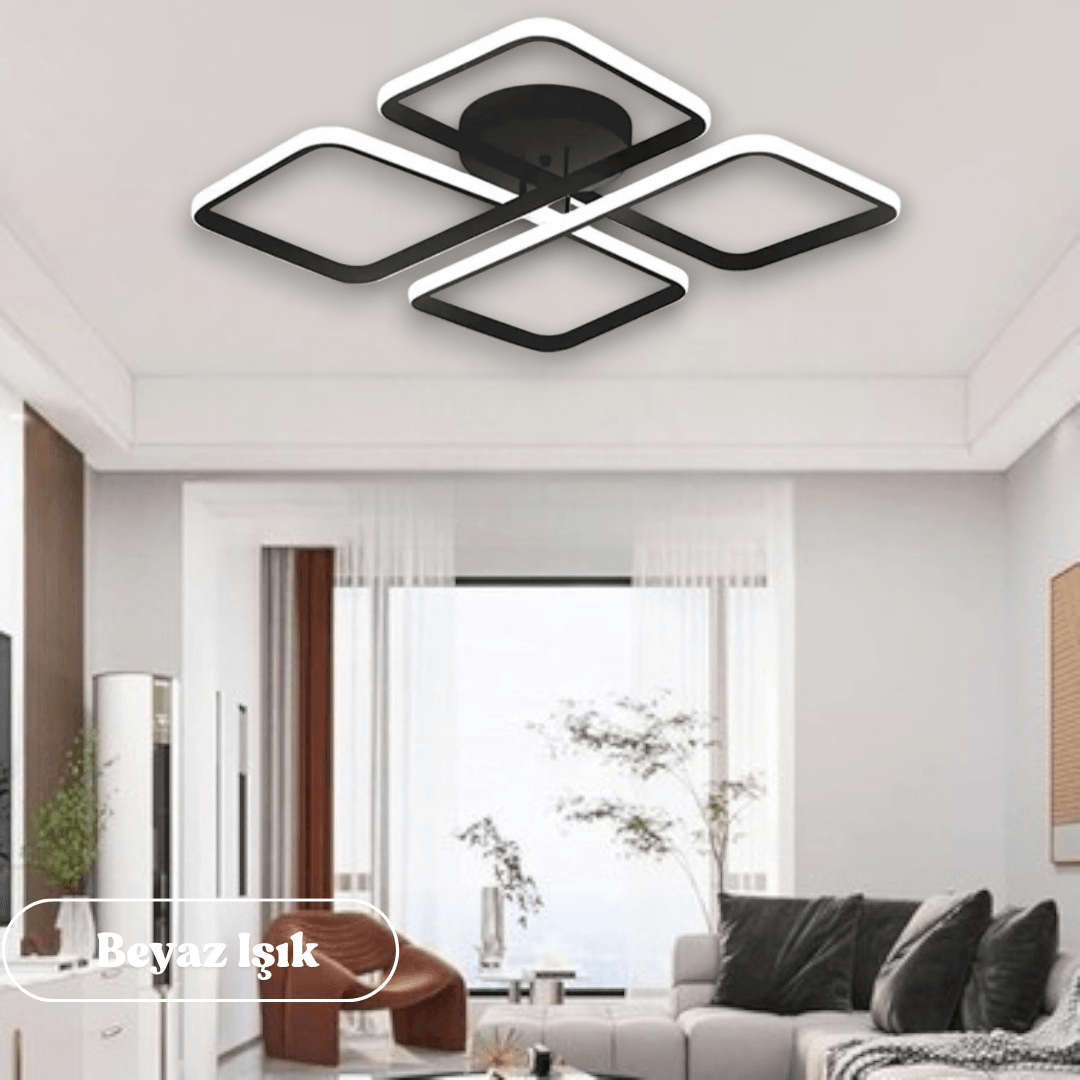 Novem Plafonyer Ultra Süper Power Ledli Tava Sıfır Avize BEYAZ IŞIK