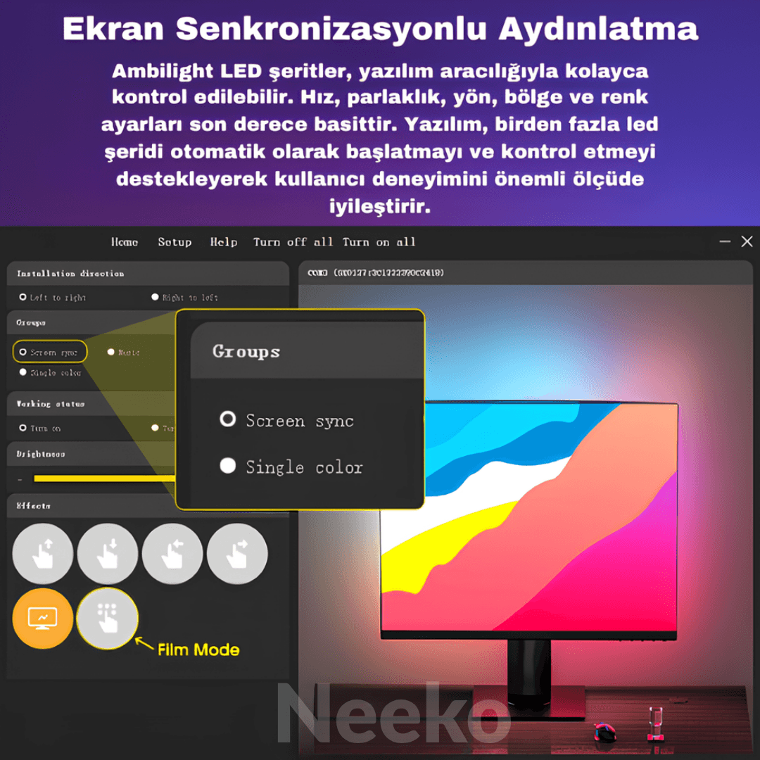 Pc Senkron Ambilight 24 INC