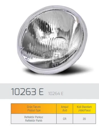 Renault Eski Reflektor R12 Parksız - Farba 10263d