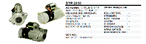 MARŞ MOTORU-MT 12V 12D 2KW JCB/VOLVO PENTA/SHIBAURA/BOBCAT YM.M.MOT - REMARK-STR2850