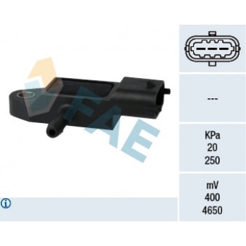 TURBO BASINC SENSORU CLIO II KANGOO MEGANE I SCENIC I LOGAN SANDERO 1.5DCI K9K / TRAFIC II 1.9DCI - FAE 15106