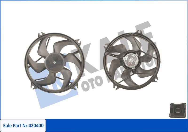 FAN MOTORU PARTNER II BERLINGO III XSARA PICASSO 1,6HDI KLIMALI) 460W - KALE 420400
