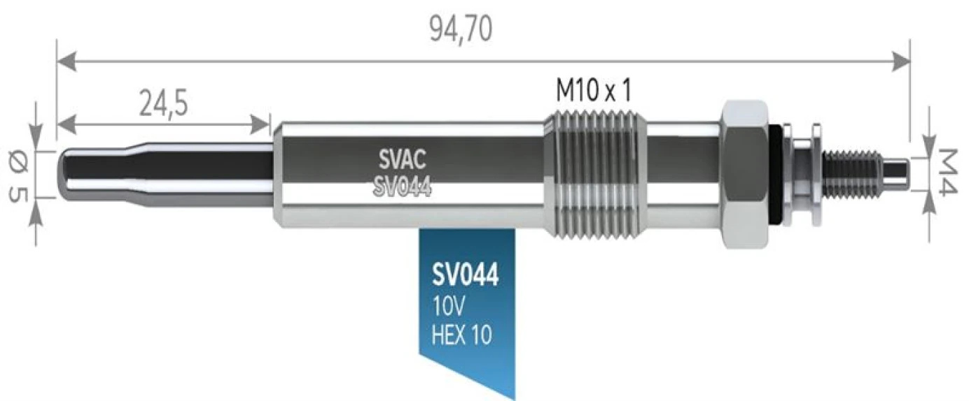 Ford Kizdirma Bujısı 11v Connect 1,8tdci 02>11 Focus II 1,8tdci 98>04 Cmax Galaxy 07 /> - Svac Sv044